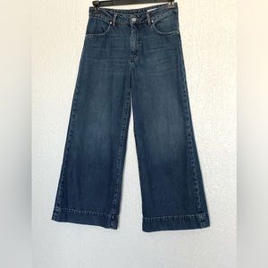 Classic Denim Wide Leg Jeans